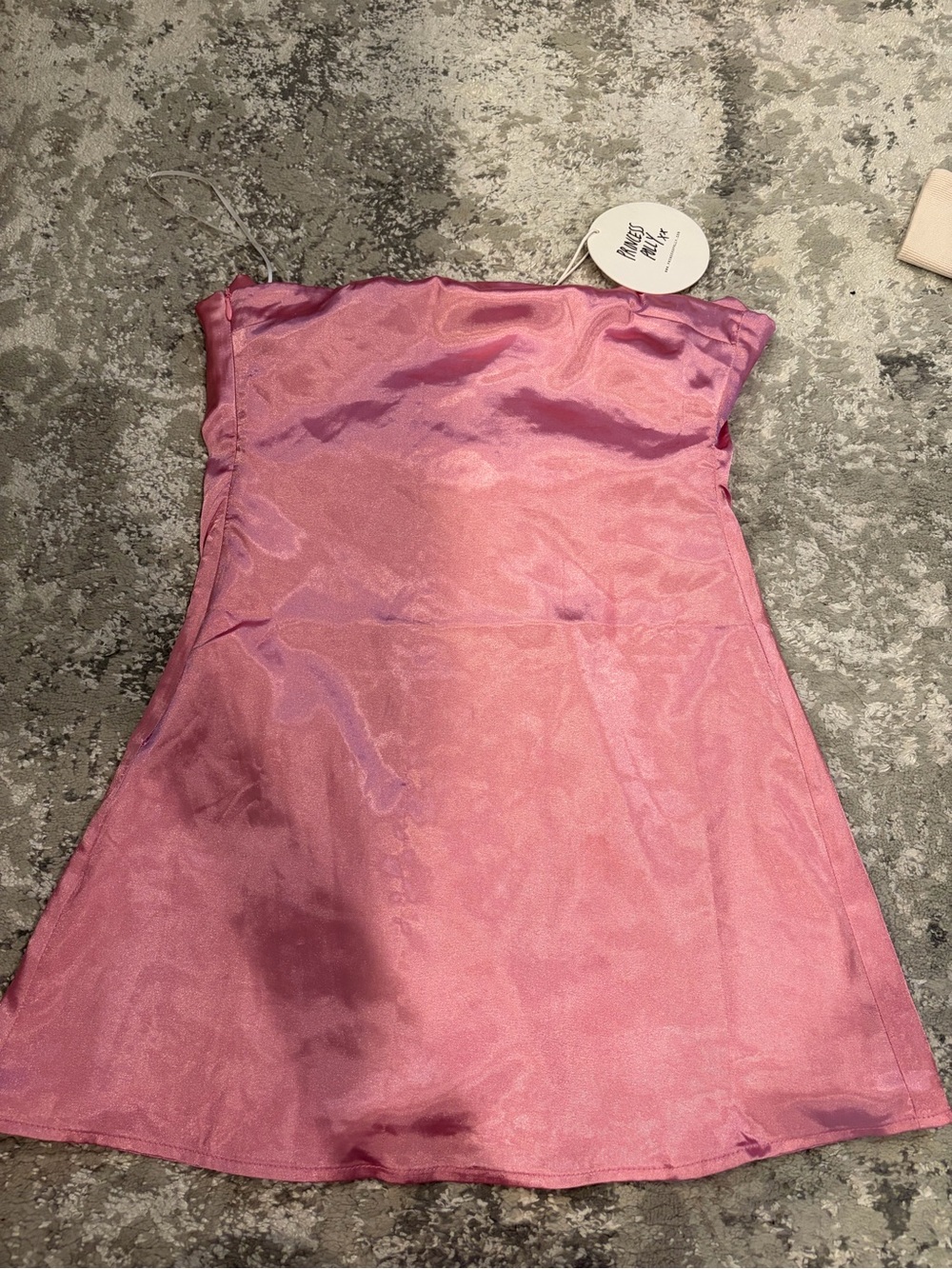 Shaya Strapless Mini Dress Pink princess polly